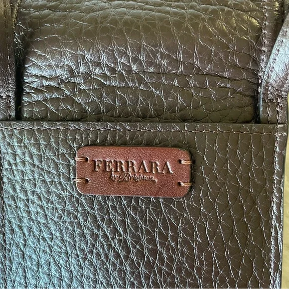 Brighton Ferrara Brown Leather Phone Case with Intricate Design - New - Picture 3 of 3